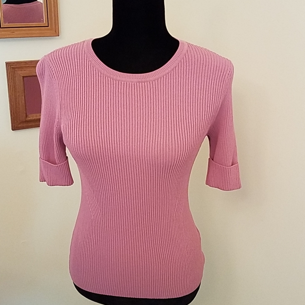 White House Black Market 3/4 sleeve sweater